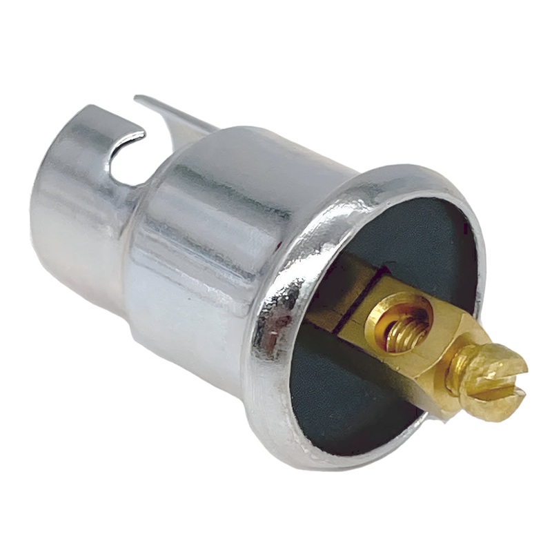 12mm Dia. Push In Metal BA9S Bulb Holder for 9mm Bulbs