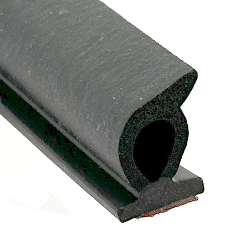12mm x 16.5mm  Eared Door Seal Self Adhesive