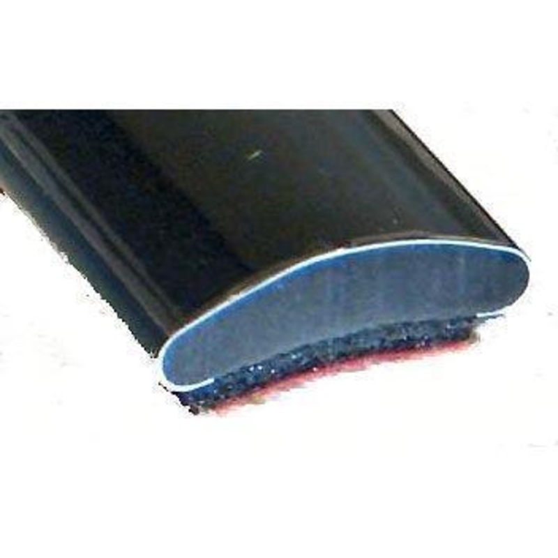 13 x 3.5mm GLOSS Black Flat Self Adhesive Trim Per Metre
