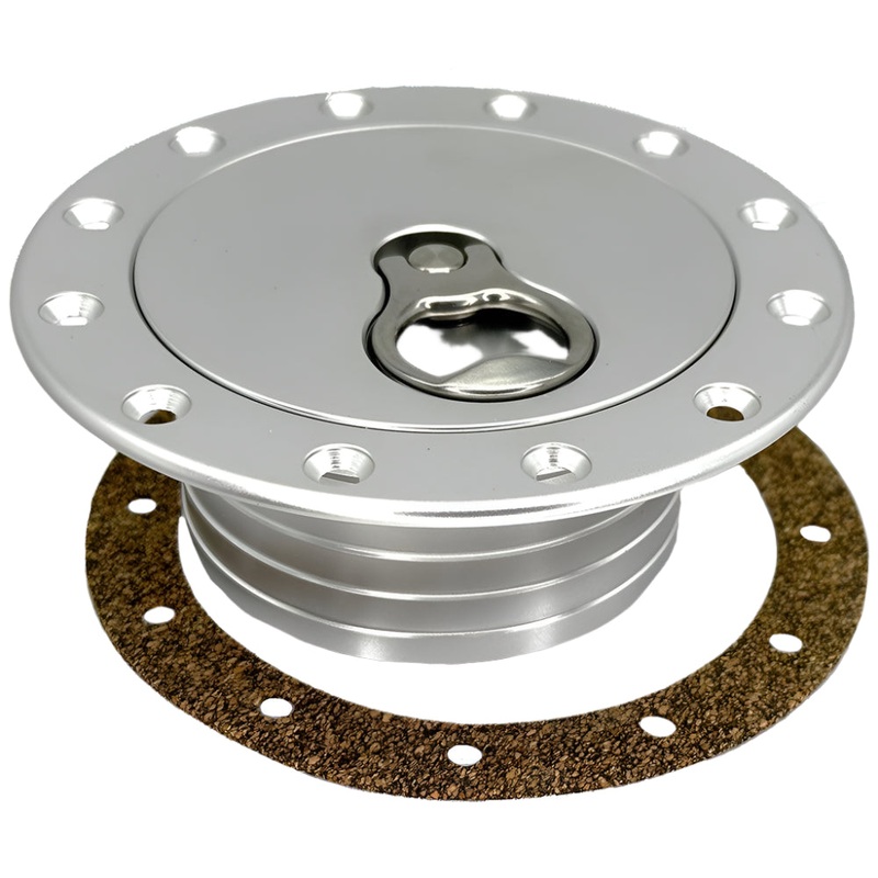 139mm Non-Locking Aero Fuel Cap and Neck Assembly Satin