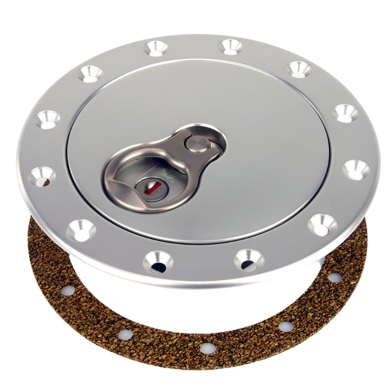 139mm Tank Mounting Locking Aero Fuel Cap Assembly Satin