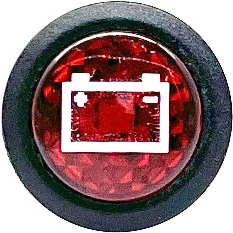 23mm Dia. IGNITION RED LED Warning Light