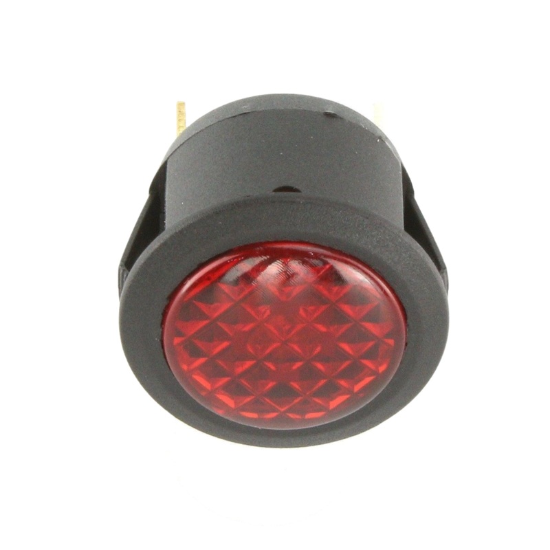 23mm Dia. RED LED Warning Light