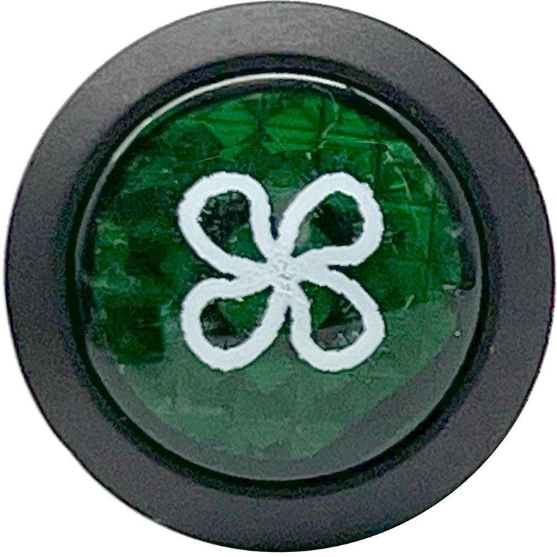 23mm Diameter Fan Green LED Warning Light