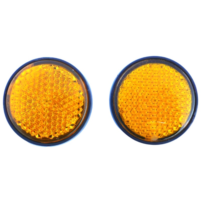 Amber Side Marker Reflectors 35mm Round