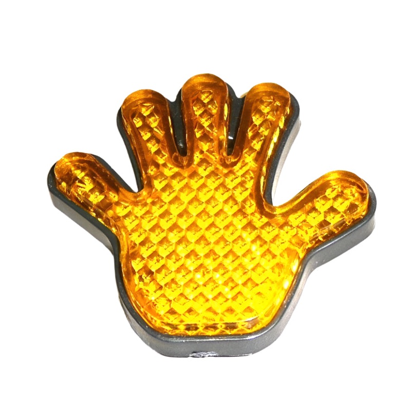 Amber Side Marker Reflectors Hand Shaped