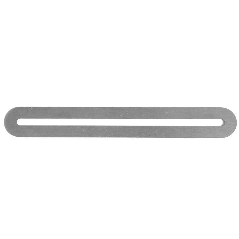 195mm x 26mm Long Oval Aluminium Escutcheon