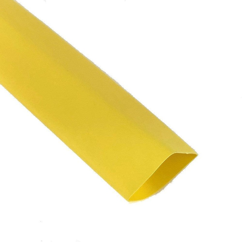 19mm Yellow Heatshrink Per Metre Per Metre 1000mm