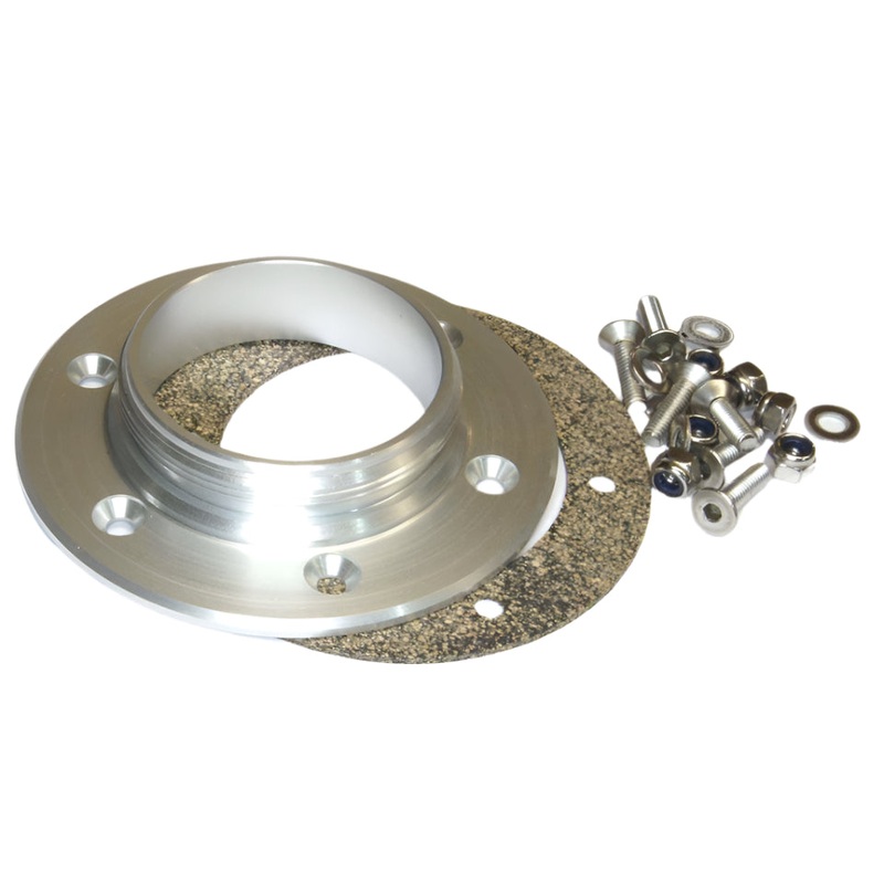 2" 18TPI Anodised Aluminium Mounting Flange