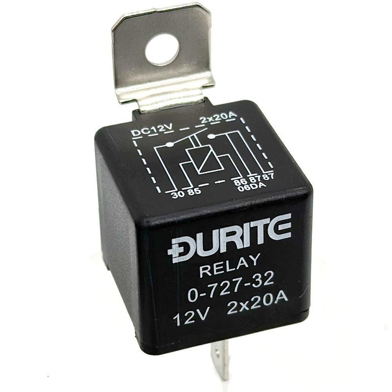 2 Outlet Relay 40 Amp 5 Pin