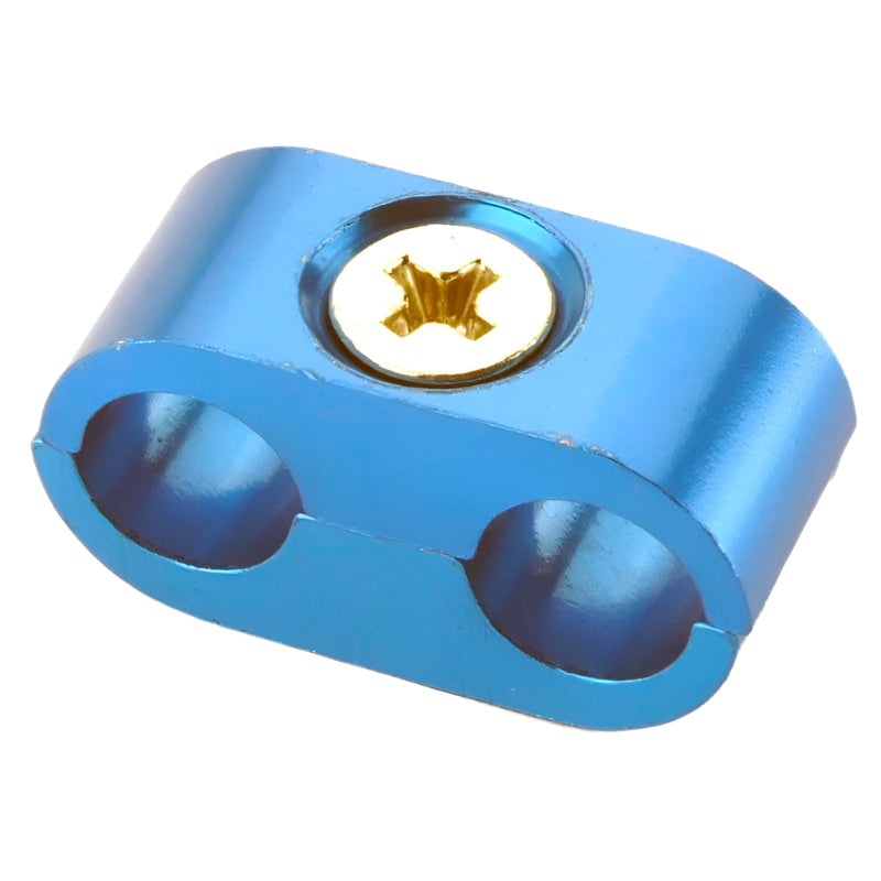 2 Way 8mm Cable or Hose Separator Blue