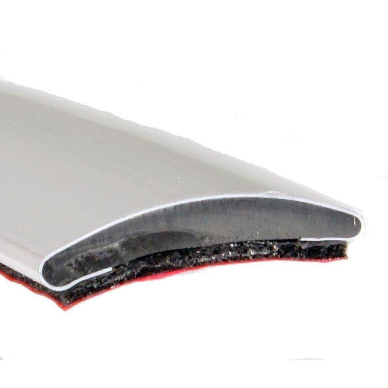 21mm x 3mm Chrome Flat Trim Per Metre