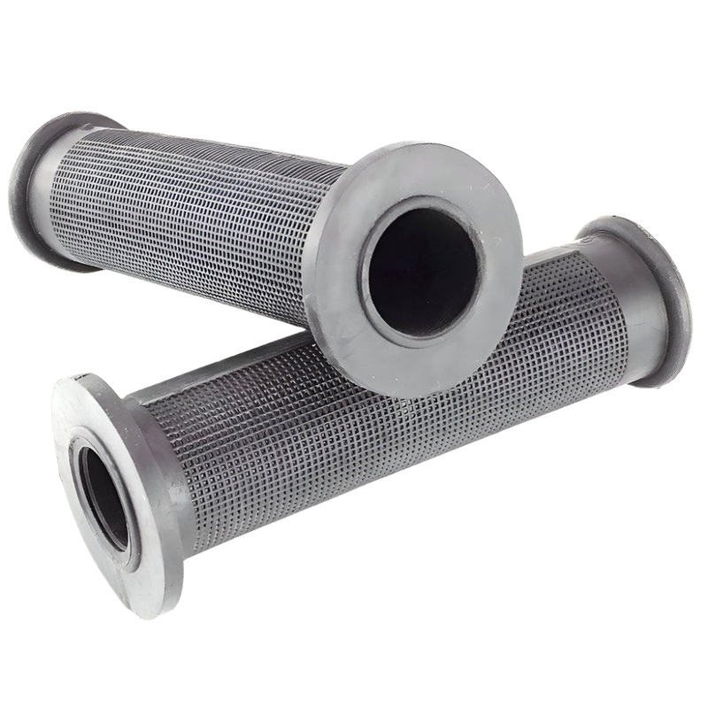 22mm and 25mm Rubber Handlebar Grips Classic Style Pair