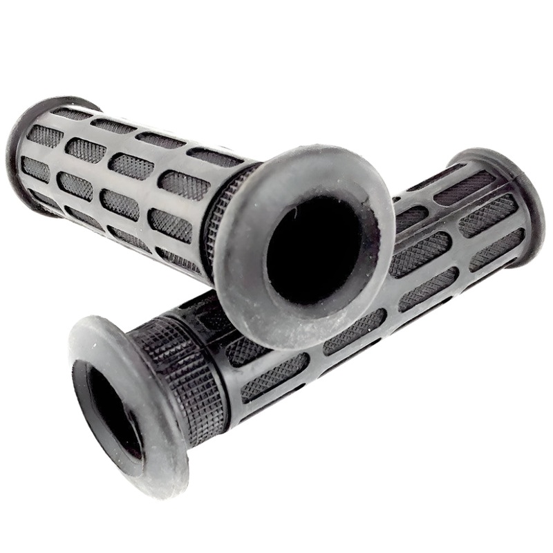 22mm and 25mm Rubber Handlebar Grips Pair