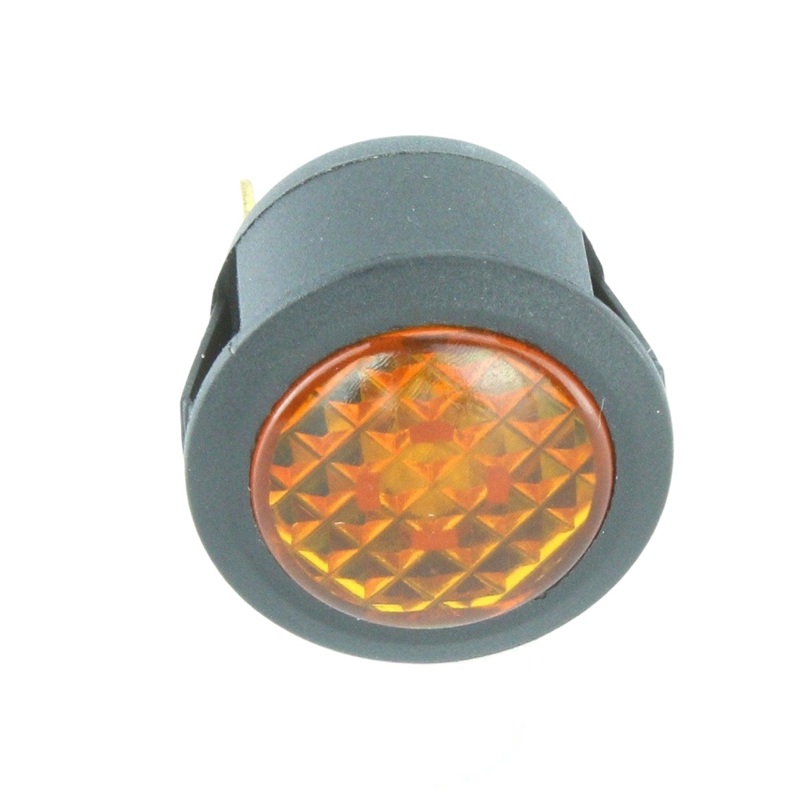 23mm Dia. AMBER LED Warning Light