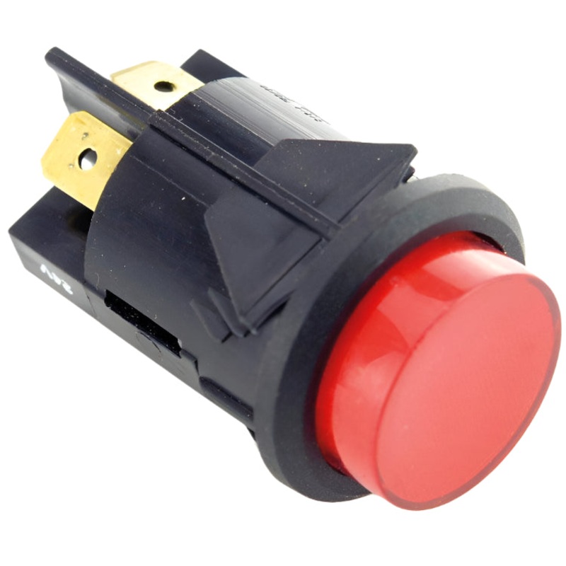 24 Volt Push Button Illuminated ON/OFF Switch