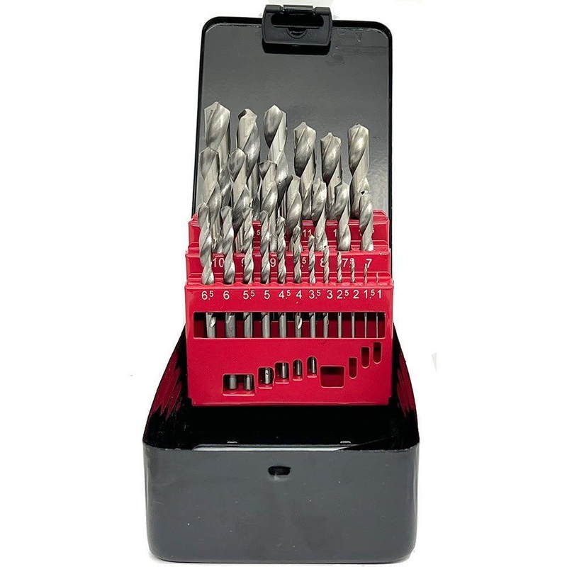 25 Piece HSS Drill Bit Set 1mm - 13mm