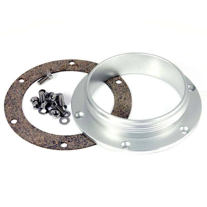 3 1/2" 11TPI Anodised Aluminium Mounting Flange