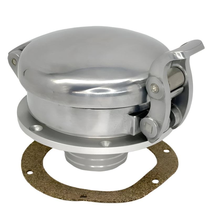 3 1/2" BSP Aston Polished Alloy Fuel Cap Kit