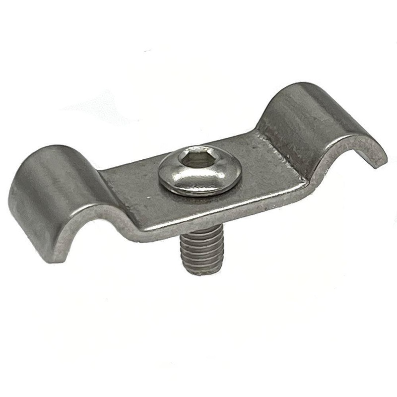 3/16" Double Stainless Saddle Clamps Pack of 12