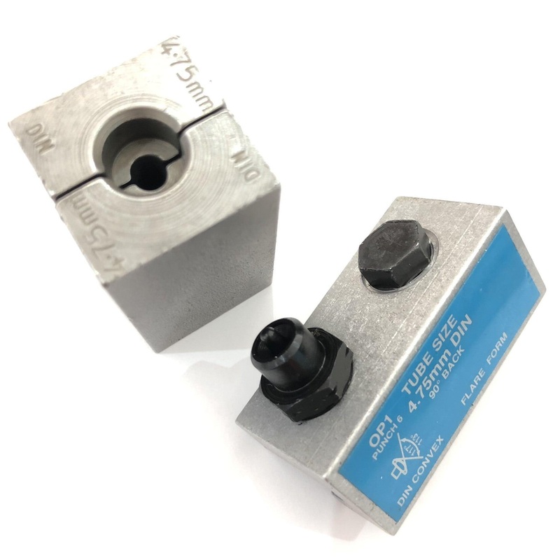 3/16" SINGLE DIN Die Set for Professional Brake Pipe Flaring Tool