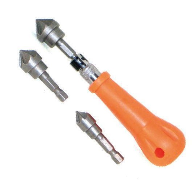 3 Piece Deburring Tool