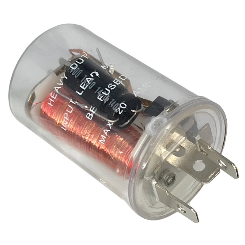 3 Pin Transparent Electronic Flasher Relay 224 Watt Max