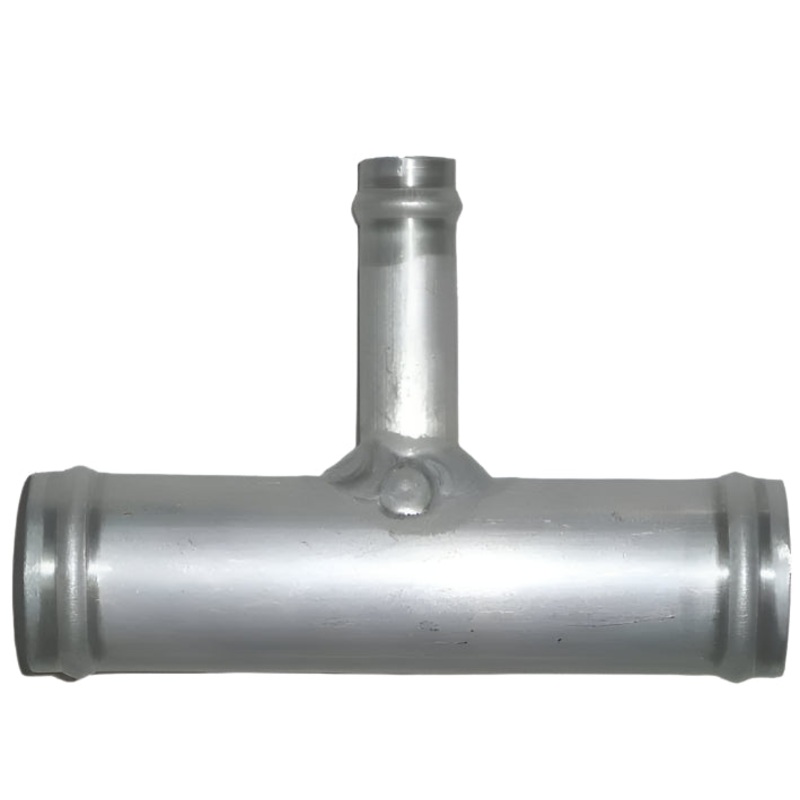 32mm Welded Aluminium Tee with 15mm Outlet