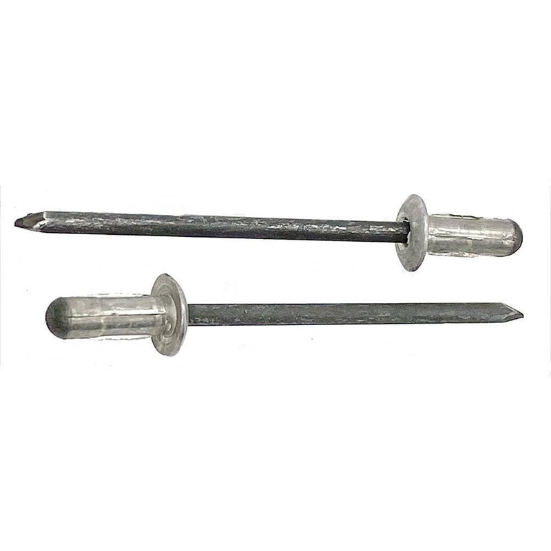 3mm x 8mm Dome Head Aluminium Rivets Pack of 200 NEW OLD STOCK