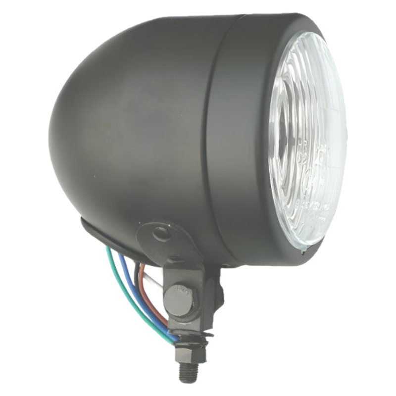 4 Inch Satin Black Headlamp
