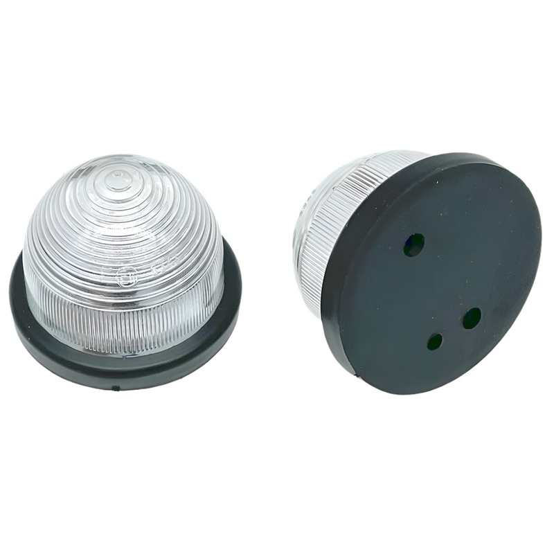 63mm Surface Mount Clear Lights Pair