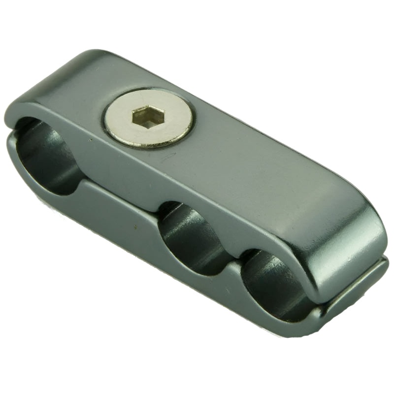 3 Way 8mm Cable or Hose Separator Gunmetal