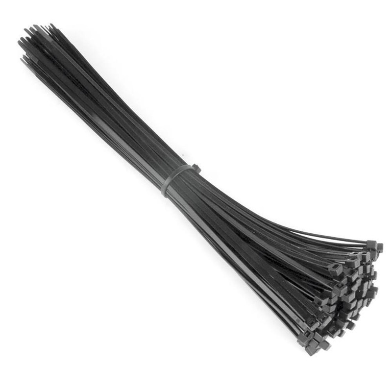 300mm Releasable Cable Ties Pack of 100