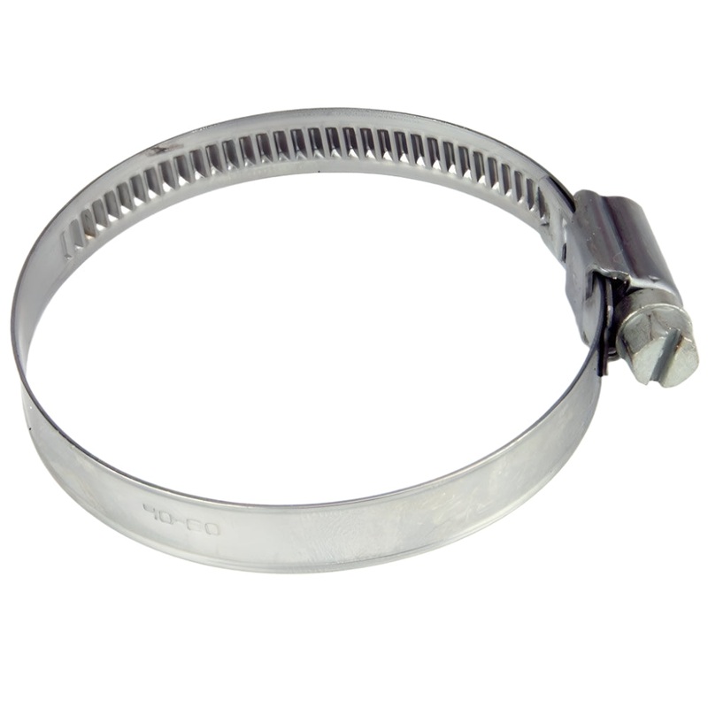 40mm - 60mm Narrow Band Stainless Steel Hose Clip