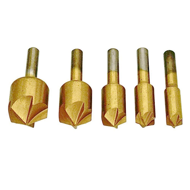 5 Piece HSS Countersink set