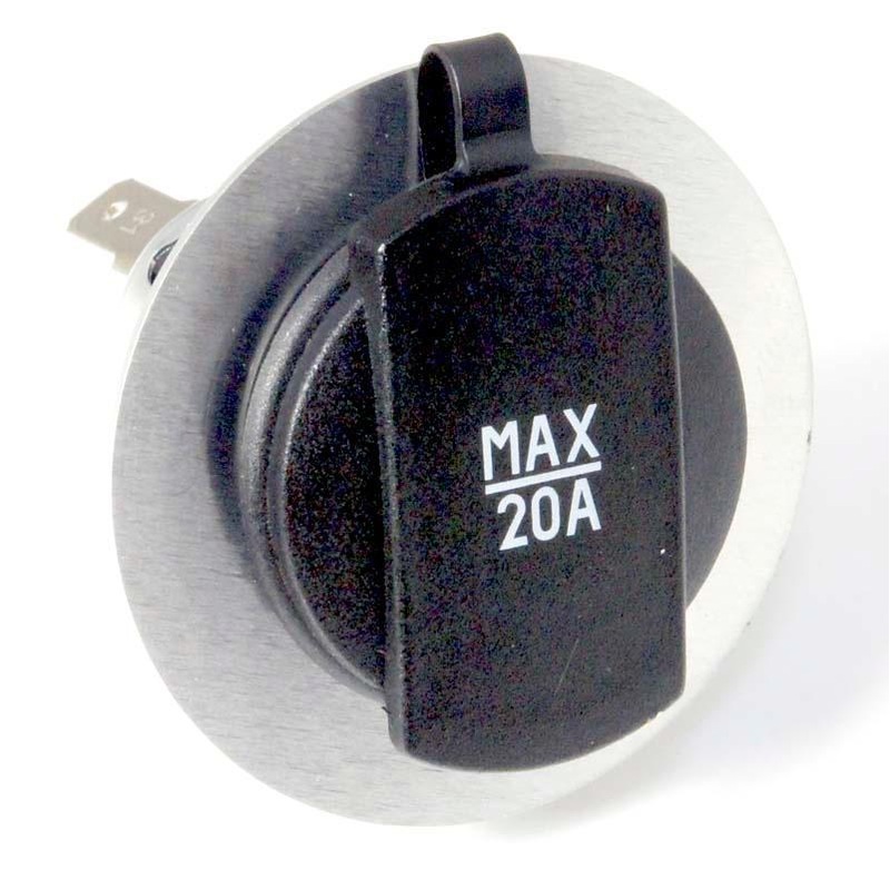 52mm OD 27mm ID  Round Aluminium Escutcheon