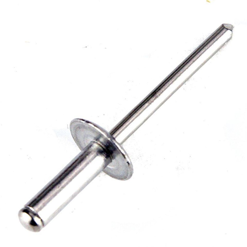 5mm Large Diameter Dome Head Body Rivets Pack Of 50
