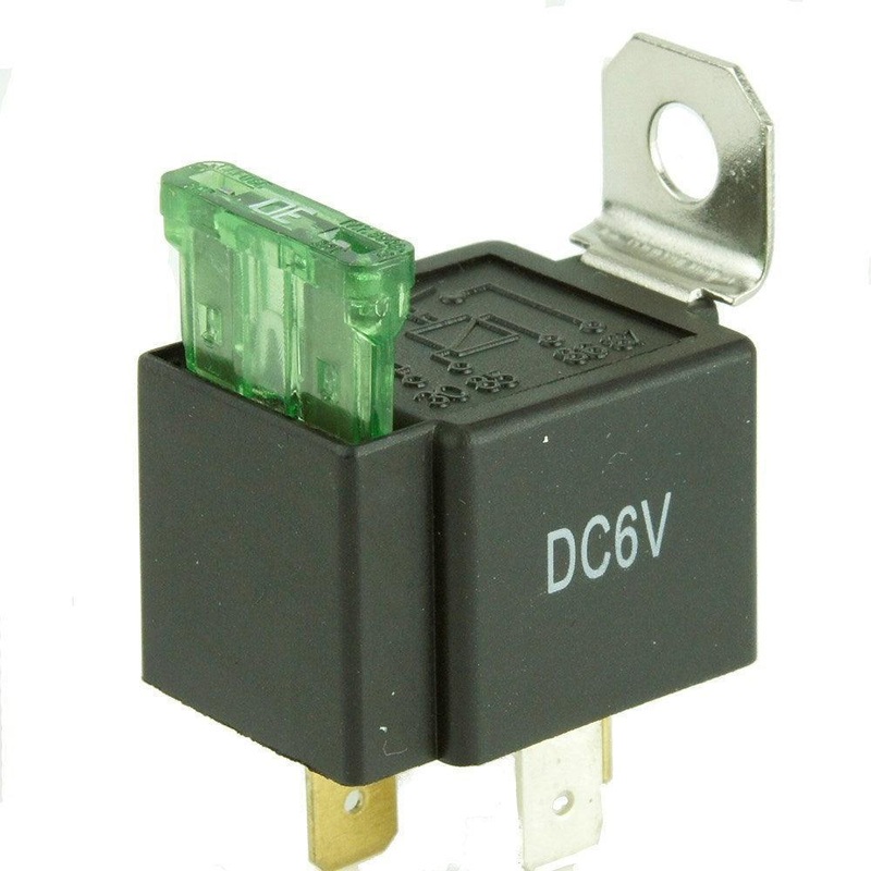 6 Volt Fused 30 Amp Relay