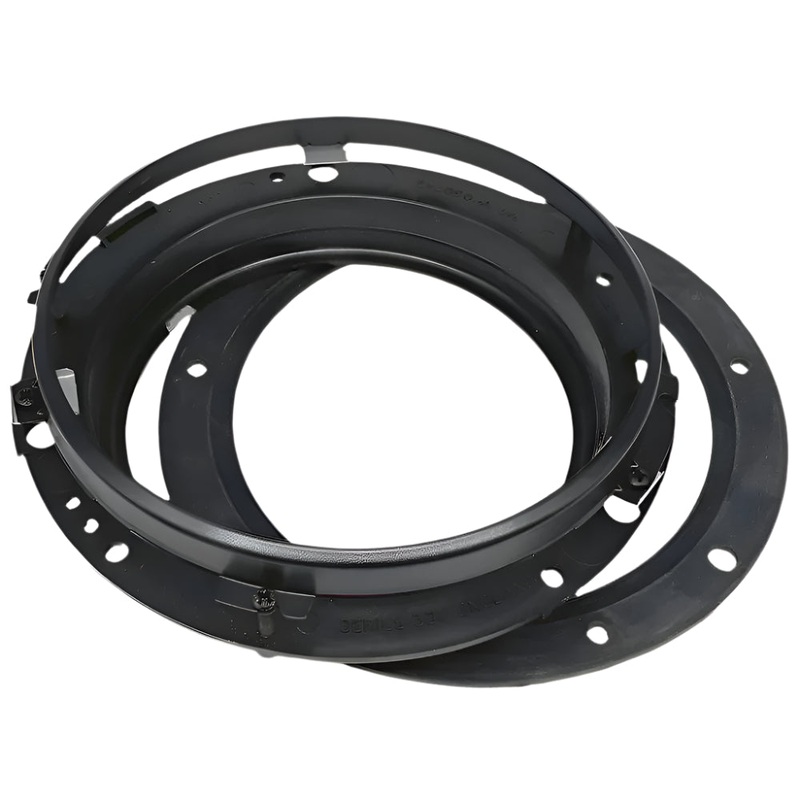 7" All Black Half Bowl Headlamp Nest