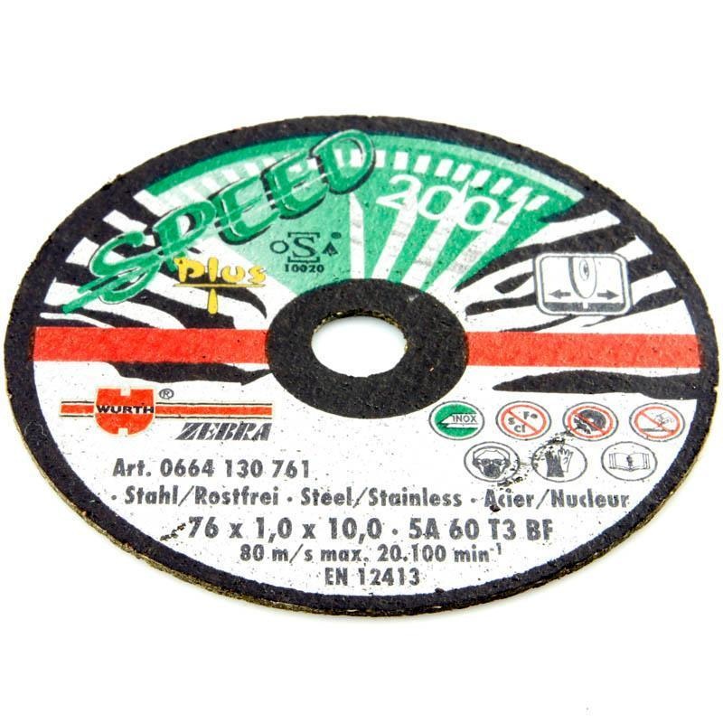 76mm x 1mm Metal Cutting Disc