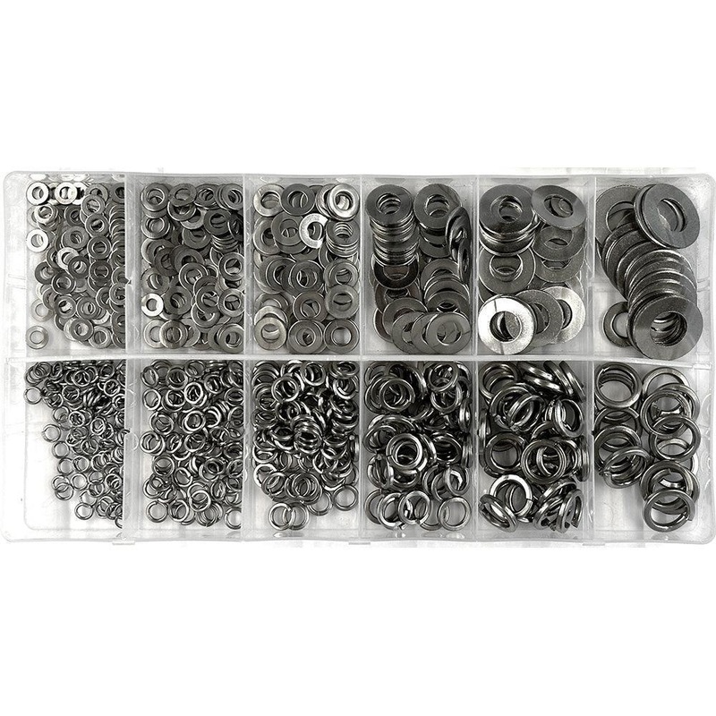 790 Piece Stainless Flat and Spring Washers