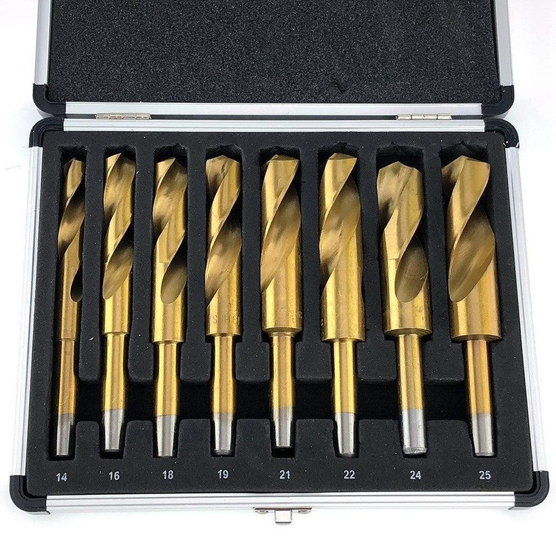 8 Piece 14 to 25mm HSS Drill Bit Set