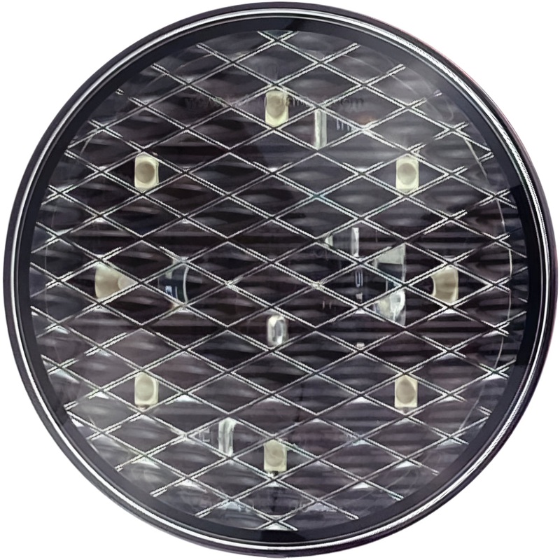 80mm Round Self Adhesive Clear Lens Stop Tail