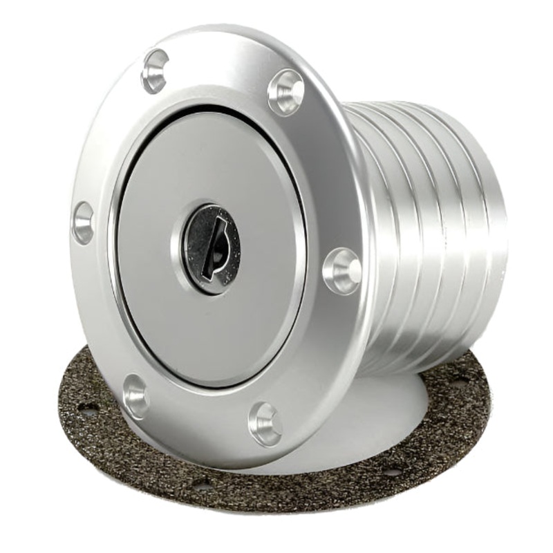 82mm Locking Fuel Cap Assembly Satin ***Vented***
