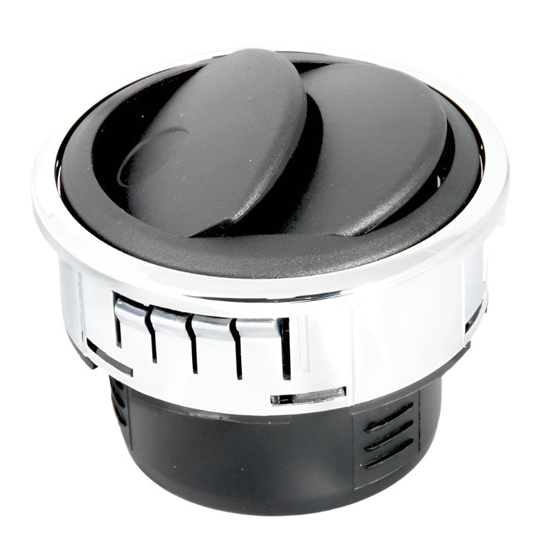 84mm Chrome Bezel Rocking Vane Dash Vent