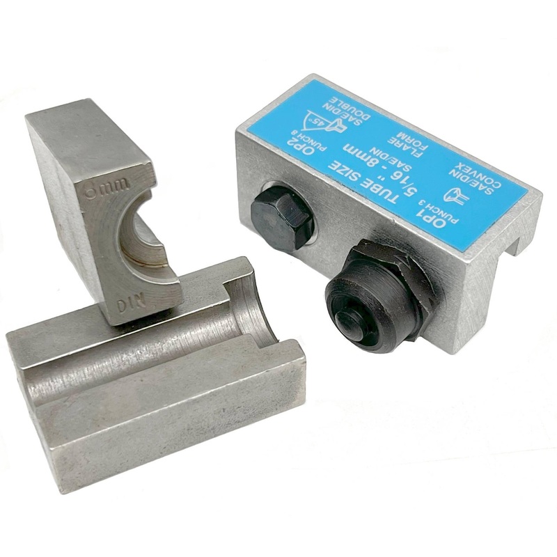 8mm SINGLE DIN Die Set for Professional Brake Pipe Flaring Tool
