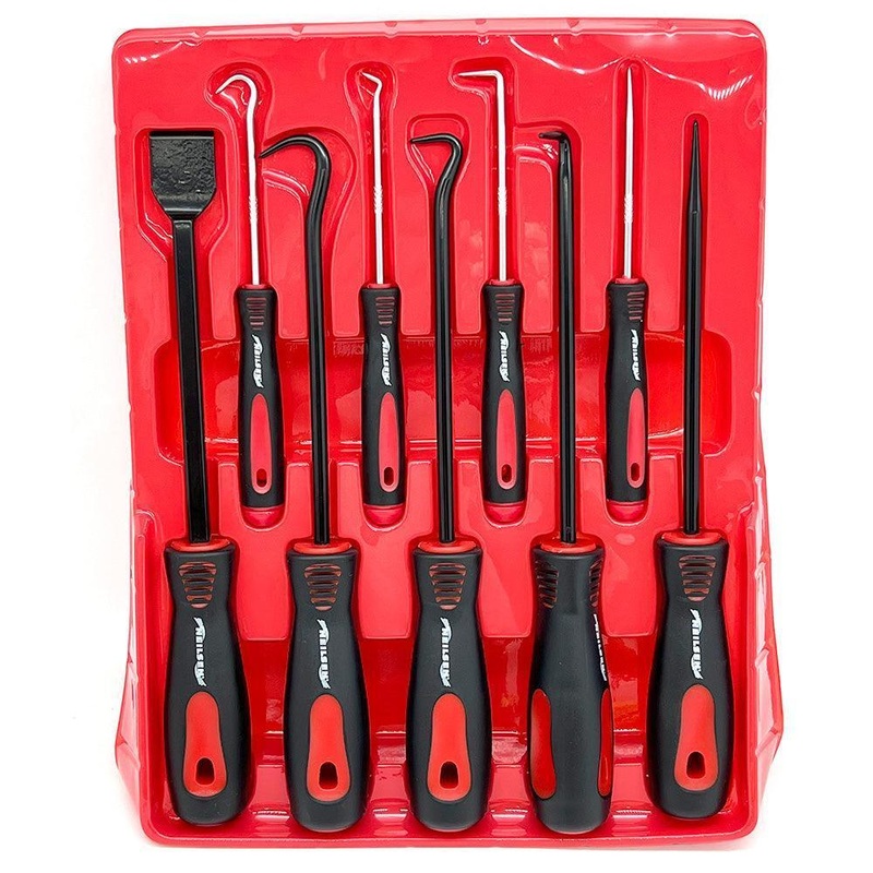 9 Piece Pick and Hook Set With Scraper