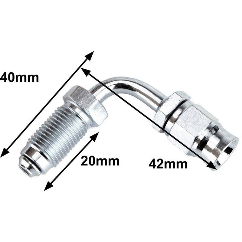 90 Swivel Male Convex Seat 3/8" UNF