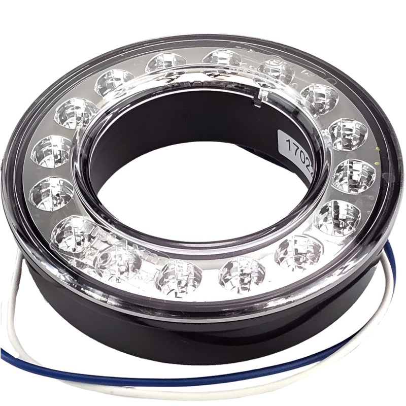 95mm LED Dual Concentric Lamp Outer Ring Rear Clear Lens Rear Fog