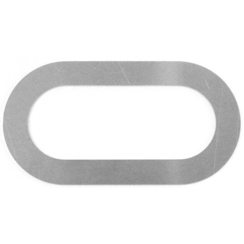 95mm x 50mm Oval Aluminium Escutcheon